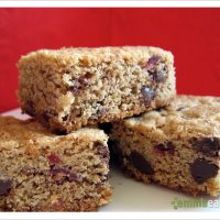 C is for Cookie... -- Chocolate Chip Cranberry Cookie Bars