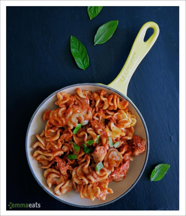 Pasta with Tuna, Garlic and Capers [Dairy-Free] | EmmaEats